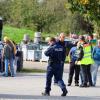 Polizei-Großkontrolle auf A5 und A8 am 13. Oktober 2024.