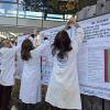 "Scientist Rebellion" protestiert gegen die VBL Investitionen in fossile Unternehmen. "Scientist Rebellion" protestiert gegen die VBL Investitionen in fossile Unternehmen.