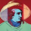 Das Gemälde "Goethe" von Andy Warhol (1981) hängt derzeit in der ZKM-Ausstellung "Hirschfaktor - Die Kunst des Zitierens".