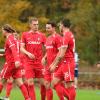 Der SC Freiburg bejubelt das Tor von Lucas Höler. Der SC Freiburg bejubelt das Tor von Lucas Höler.