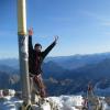 Heiko Becker auf dem Gipfel der Zugspitze