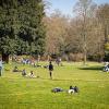 Karlsruhe genießt die ersten Frühlingsstunden im Jahr.