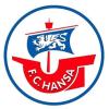 Das Logo des Fußball-Drittligisten Hansa Rostock.