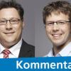 Die ka-news-Redakteure Felix Neubüser (links) und Moritz Damm.