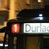 Tram der Linie 1.