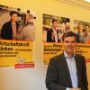 OB-Kandidat Ingo Wellenreuther präsentiert seine sechs Schwerpunktthemen für den Wahlkampf. Spätestens ab kommender Woche sollen die dazugehörigen Plakate in Karlsruhe hängen.