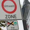 Einfahrt nur noch mit der grünen Plakette.