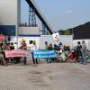 Die Reclaim Power Tour bei ihrem Stopp am Rheinhafendampfkraftwerk.