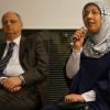 Von Moschee-Architektur unterschiedliche Vorstellungen: Baubürgermeister Michael Obert und Derya Sahan von der Ditib-Gemeinde.