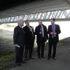 Manfred Groh (MdL für Karlsruhe), Harald Seiter (Bürgermeister von Wörth), Thomas Gebhart (MdB für Südpfalz) und Martin Brandl (MdL für Südpfalz) trafen sich zu einer gemeinsamen Sitzung.