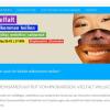 Screenshot der "No Kargida"-Homepage.
