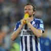 11.05.2015, xfux, Fussball 2.Bundesliga, Karlsruher SC - SV Darmstadt 98, v.l. Dominic Peitz (Karlsruher SC KSC) enttaeuscht, enttaeuscht schauend, dissapointed