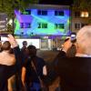 Bunte Fassaden beim "Stadtleuchten".