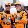 Oscar Piastri (rechts) und Lando Norris führen weiter in der Gesamtwertung. Oscar Piastri (rechts) und Lando Norris führen weiter in der Gesamtwertung.