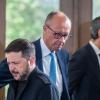 Der ukrainische Präsident war heute beim G7-Gipfel zu Gast.