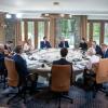 Mit Selenskyj, aber ohne Trump: Der G7-Gipfel nach der Abreise des US-Präsidenten.