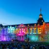 SCHLOSSLICHTSPIELE Karlsruhe begeistern für Recht und Demokratie