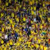 Ecuador-Fans feiern beim Eröffnungsspiel gegen Katar im Al-Bait Stadion.