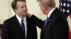 US-Präsident Donald Trump steht hinter seinem Kandidaten für den Supreme-Court-Posten, Brett Kavanaugh (l). US-Präsident Donald Trump steht hinter seinem Kandidaten für den Supreme-Court-Posten, Brett Kavanaugh (l).