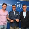 Helmut Sandrock wurde als neuer Geschäftsführer des KSC vorgestellt.