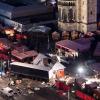 Blick auf den Berliner Weihnachtsmarkt kurz nach dem Anschlag.