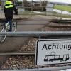 Bahnübergang für Radfahrer (Symbolbild)