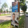 Wahlplakate in Karlsruhe: "Belästigung in noch nie dagewesenem Ausmaß"