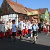 Die Fronleichnamsprozession durch die Altstadt von Gerolzhofen war gut besucht.