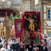An Fronleichnam zeigt die katholische Kirche vielerorts Prunk und Pracht.