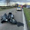 Bild vom Unfall auf der B35 bei Bruchsal