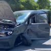 Ein laut Polizei alkoholisierter 52-jähriger Fahrer hat am Donnerstag gegen 11.50 Uhr auf der B286 bei Gerolzhofen, in Richtung Neuses am Sand, mit seinem VW Caddy einen Unfall verursacht.