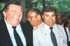 Beim BLSV-Verbandstag im Juni 1988 in Nürnberg: Der damalige Ministerpräsident Franz Josef Strauß (links) mit Uli Theophiel (rechts). Wenig später, am 3. Oktober 1988, starb Strauß im Alter von 73 Jahren. 