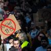 Eine Demonstration unter dem Motto «Rette Dein Internet» gegen Upload-Filter in Stuttgart.