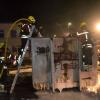 Brandstiftung mit Feuerwerk: Jugendliche zünden Container im Enzkreis an