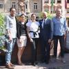 Von links nach rechts: Christian Rissel, Denise Bonhage (Stadtmarketing), Nicole Bär, OB Johannes Arnold, Stefan Schenk