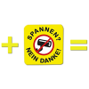 Der Aufkleber der Aktion "Spannen? Nein Danke!"