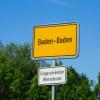 Ortsschild Baden-Baden