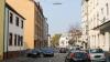 Pfinzstraße und alte Volksbank in Durlach Pfinzstraße und alte Volksbank in Durlach