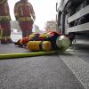 Lkw-Auspuff brennt: Feuerwehreinsatz auf A5 sorgt für Rückstau in Richtung Bruchsal