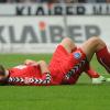 24.05.2015, xfux, Fussball 2.Bundesliga, Karlsruher SC - TSV 1860 Muenchen, v.l. Dirk Orlishausen (Karlsruher SC KSC) enttaeuscht, enttaeuscht schauend, dissapointed