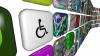 Wheelchair Disabled Person Symbol Disability Apps Software 3d Illustration Wheelchair Disabled Person Symbol Disability Apps Software 3d Illustration