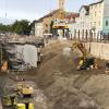 Tunnelwachstum: Zwischen Landratsamt und Einkaufszentrum westlich vom Ettlinger Tor wird der Autotunnel immer länger.