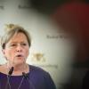 Susanne Eisenmann (CDU), Kultusministerin von Baden-Württemberg, spricht zur Presse.