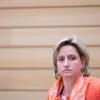 Nicole Hoffmeister-Kraut, Wirtschaftsministerin von Baden-Württemberg, sitzt im Landtag.
