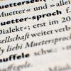 «Muettersproch» (Muttersprache) ist in einem alemannischen Wörterbuch zu lesen.