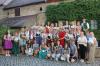 Weinhoheiten, Repräsentanten der Weinfestgemeinschaft sowie Sportlerinnen und Sportler, die besonders geehrt wurden, zählten beim Empfang zum Kleinlangheimer Weinfestival am Freitagabend in der Kirchenburg zu den Ehrengästen.