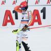 Schwer enttäuscht: Slalom-Ass Lena Dürr nach dem Patzer in der Team-Kombination.