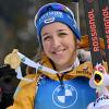 Verfolgungsweltmeisterin Franziska Preuß tritt auch im Single-Mixed an.