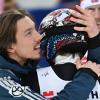 Erst glücklich, dann disqualifiziert: Johann André Forfang (l) und Marius Lindvik (r).
