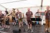 Die „Rhöner Rucksackmusikanten“ aus Waldfenster begeisterten in Thundorf.